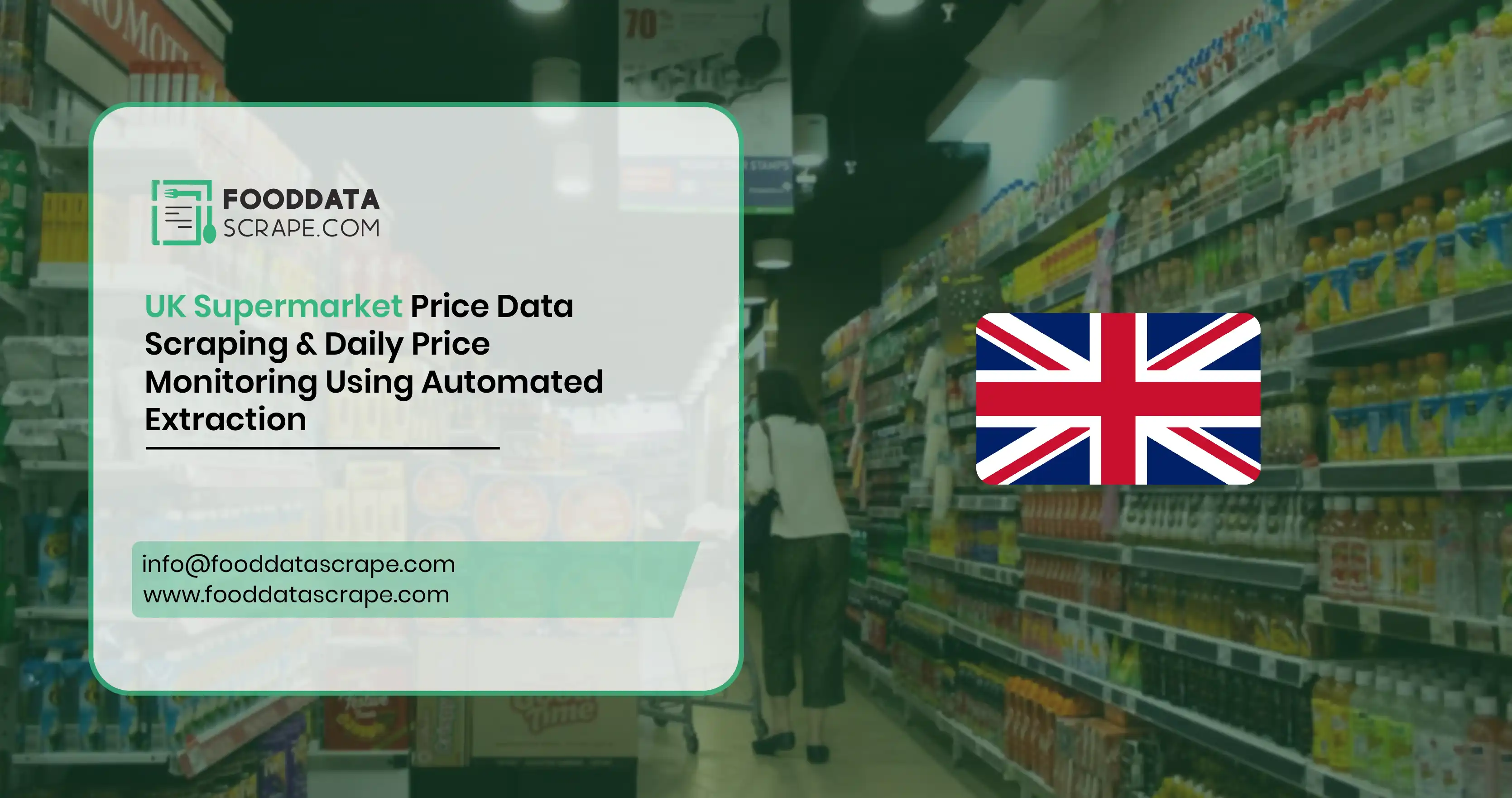 UK Supermarket Price Data Scraping & Daily Price Monitoring